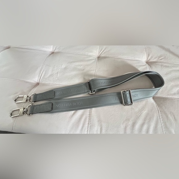 Louis Vuitton Other - Authentic Louis Vuitton Crossbody/Shoulder Strap in Gray with Silver Hardware